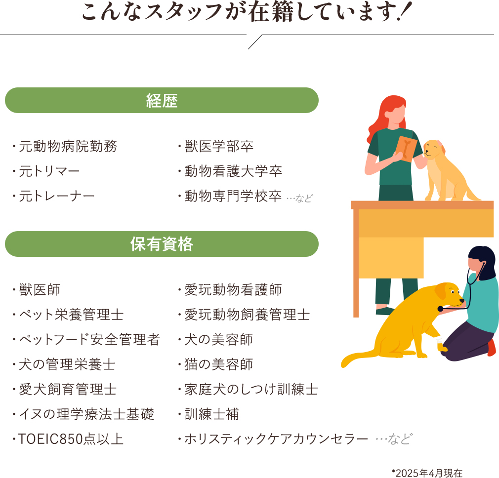 こんなスタッフが在籍しています